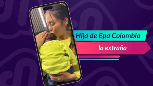 Hija de Epa Colombia la extraña y conmueve con foto; la niña pronto cumple años