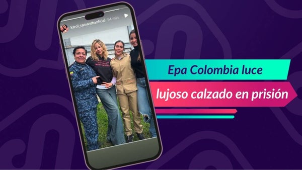 Los lujosos zapatos que Epa Colombia usa en prisión: cuestan una millonada Los lujosos zapatos que Epa Colombia usa en prisión: cuestan una millonada