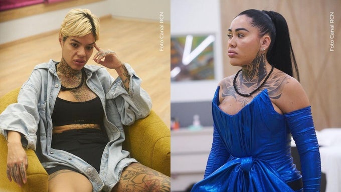 Melissa Gate y Yina Calderó Yina Calderón se salvó de quedar eliminada de La casa de los famosos Colombia
