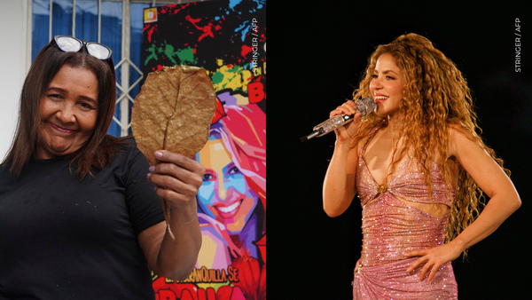 Influencer compra la hoja que pisó Shakira en Barranquilla y se hace viral, ¿quién es? Influencer compra la hoja que pisó Shakira en Barranquilla y se hace viral, ¿quién es?