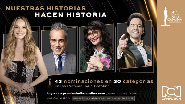 Premios India Catalina 2025: ¿Cómo votar y apoyar a tus favoritos del Canal RCN? Premios India Catalina 2025: ¿Cómo votar y apoyar a tus favoritos del Canal RCN?