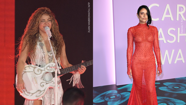 Aislinn Derbez se reencuentra con Shakira 25 años después en México y así lo registró