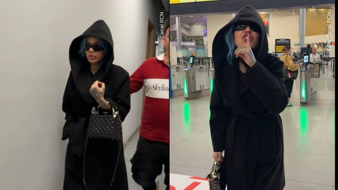 Así fue la salida de Melissa Gate de Colombia