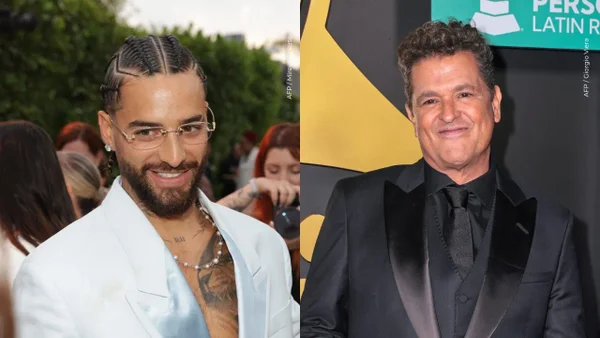 Carlos Vives se reencontró con Maluma en El Campín después de 10 años Carlos Vives se reencontró con Maluma en El Campín después de 10 años