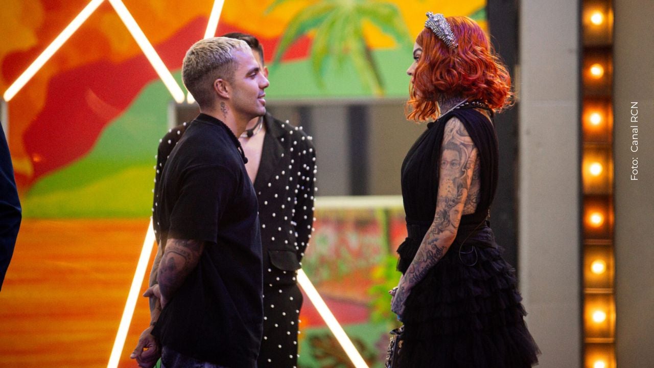 Melissa Gate se posiciona ante Altafulla. Foto: Canal RCN