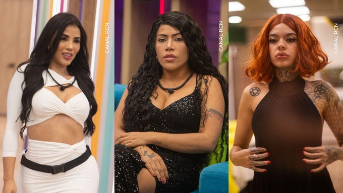 Karina García, la Toxi Costeña y Melissa Gate en La casa de los famosos Colombia