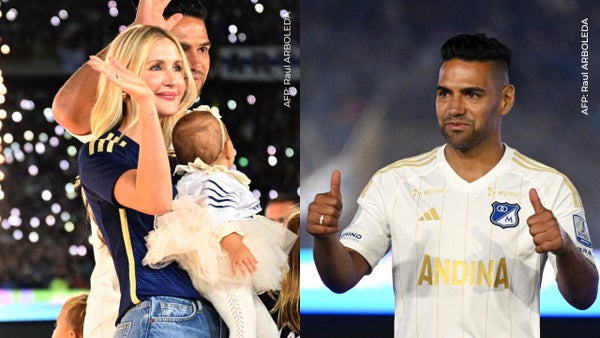 Así celebró Lorelei Tarón gol de Falcao con Millonarios tras su lesión ¡Emotiva! Así celebró Lorelei Tarón gol de Falcao con Millonarios tras su lesión ¡Emotiva!