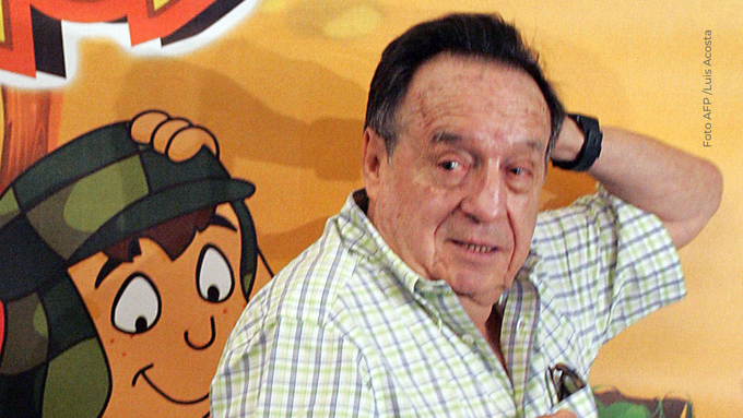 Roberto Gómez Bolaños, el gran "Chespirito": Creador de personajes inolvidables como El Chavo del ocho.