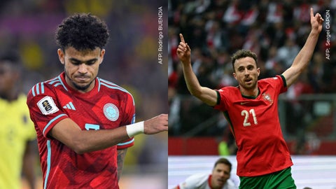 Luis Díaz asisitió a homenaje a Diogo Jota y André Silva