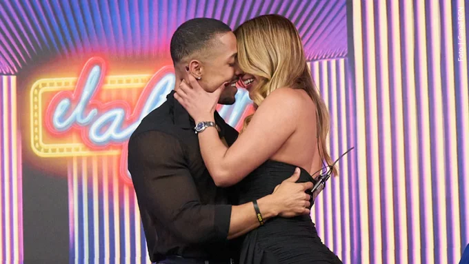 Yaya Rodríguez y José Rodríguez en el after show de La casa de los famosos Colombia 2025.