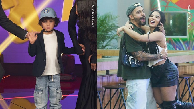 Valentino, Karina García y Altafulla Valentino llamó papá a Altafulla