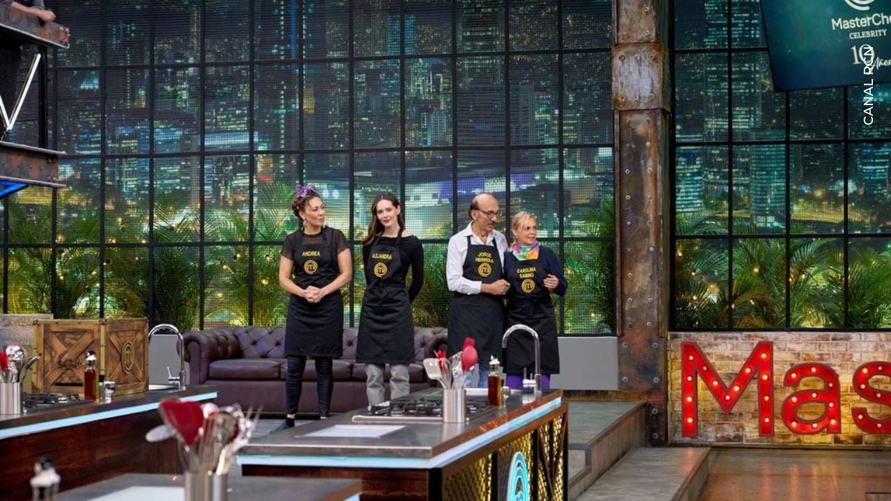 Jorge Herrera y Carolina Sabino en MasterChef Celebrity