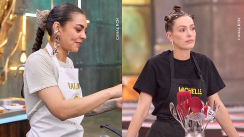 Valentina Taguado y Michelle en MasterChef Celebrity
