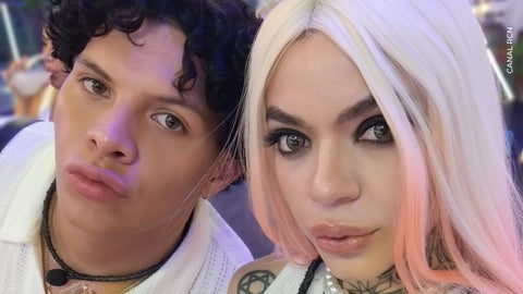 Emiro Navarro y Melissa Gate en Medellín