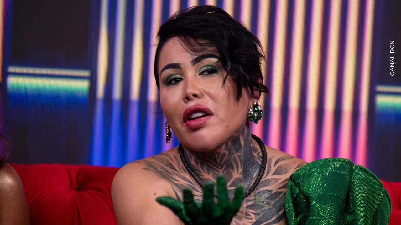 Yina Calderón sobre bailarín