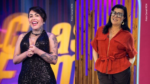 Así fue el reencuentro de Yina Calderón e Isabella Santodomingo.