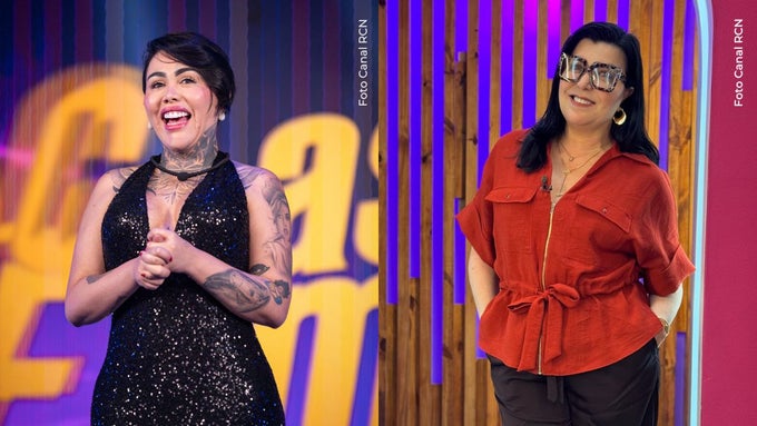Yina Calderón e Isabella Santodomingo Así fue el reencuentro de Yina Calderón e Isabella Santodomingo.