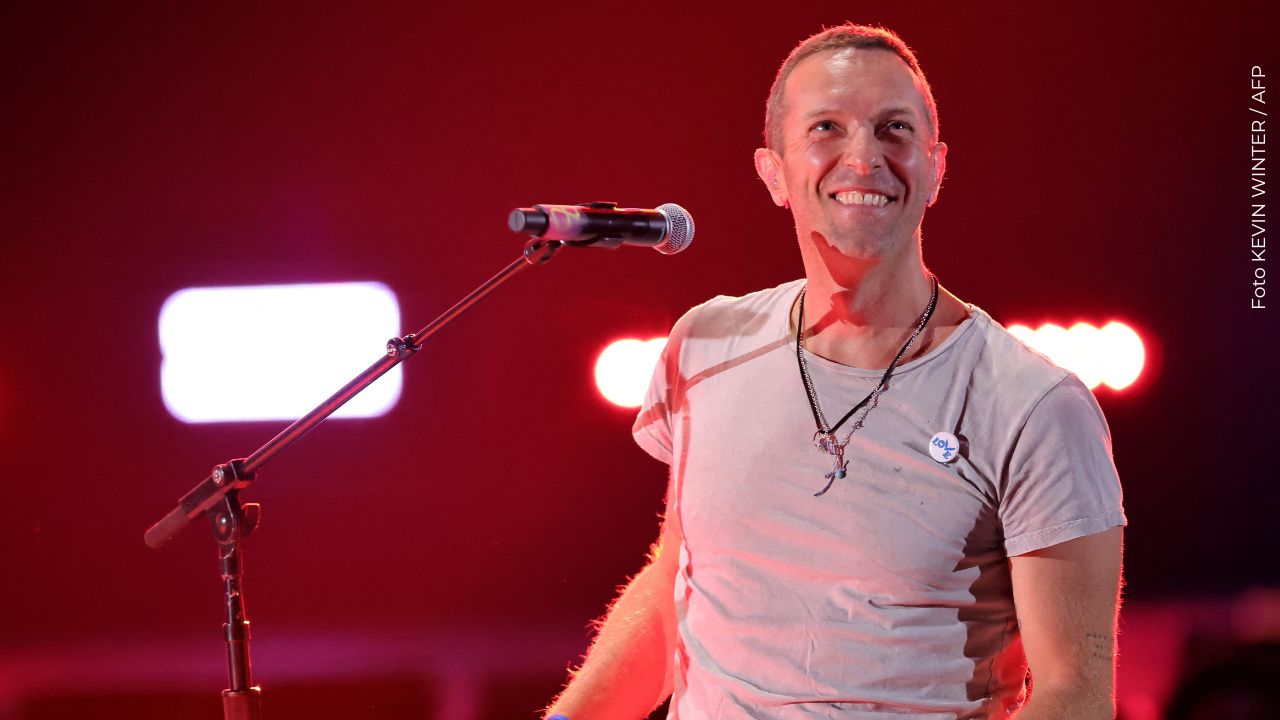 Chris Martin en concierto