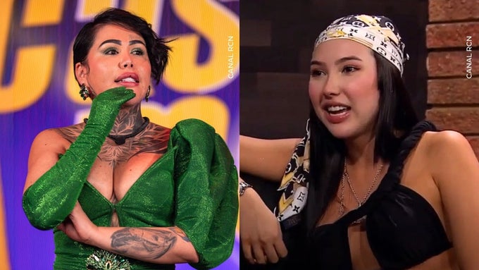 Yina Calderón arremete contra Aida Victoria Merlano Yina Calderón y Aida Victoria Merlano