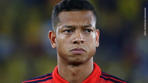 Fredy Guarín con su novia