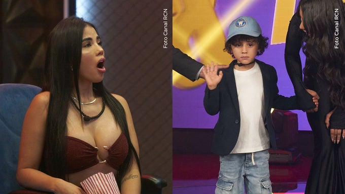 Karina García y Valentino Karina García reaccionó al ver el nuevo look de Valentino