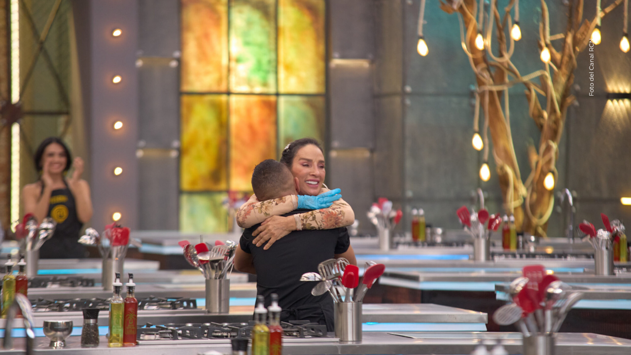 Luly Bossa y Pichingo en MasterChef Celebrity Luly Bossa y Pichingo en MasterChef Celebrity
