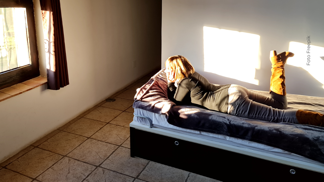 Mujer en casa