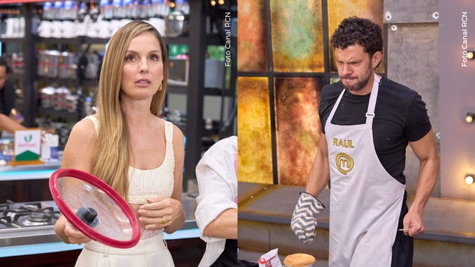 Claudia Bahamón reaccionó a plato quemado de Raúl Ocampo