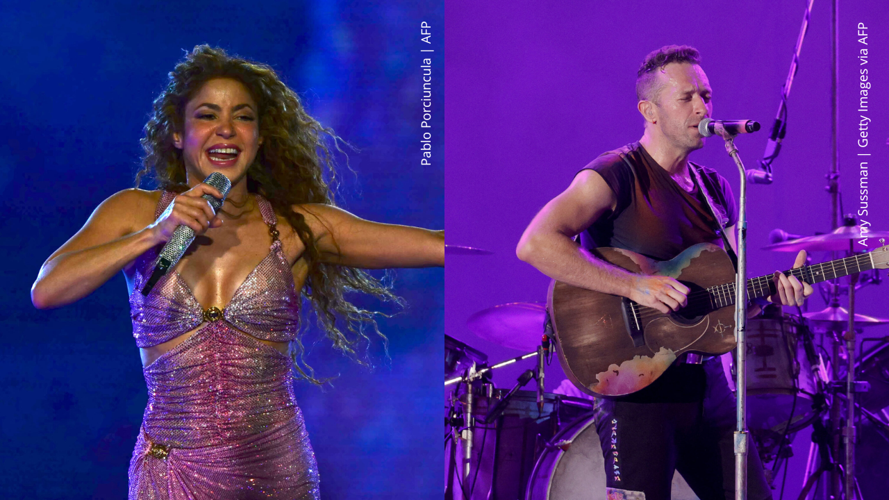 Shakira recibió emotivo homenaje de Coldplay en su último show