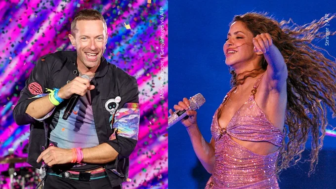 Shakira recibió emotivo homenaje de Coldplay Shakira recibió emotivo homenaje de Coldplay en su último show