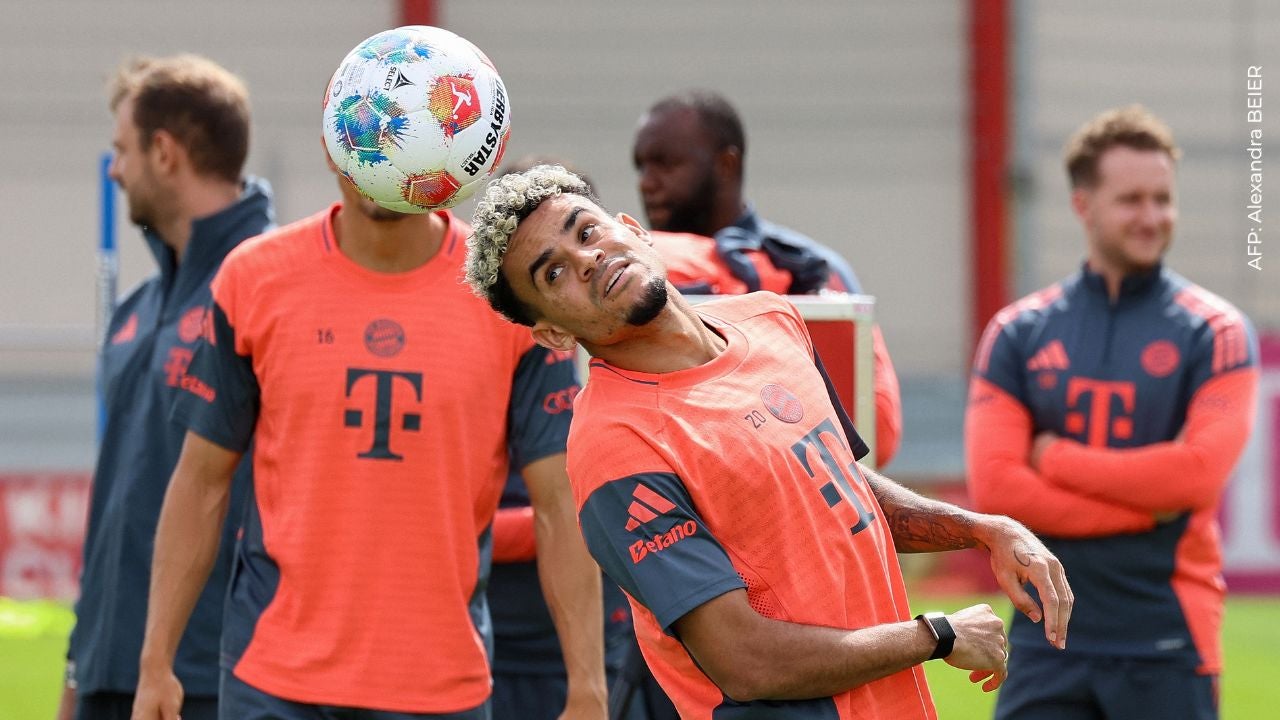 Camiseta de Luis Díaz en el Bayern de Múnich