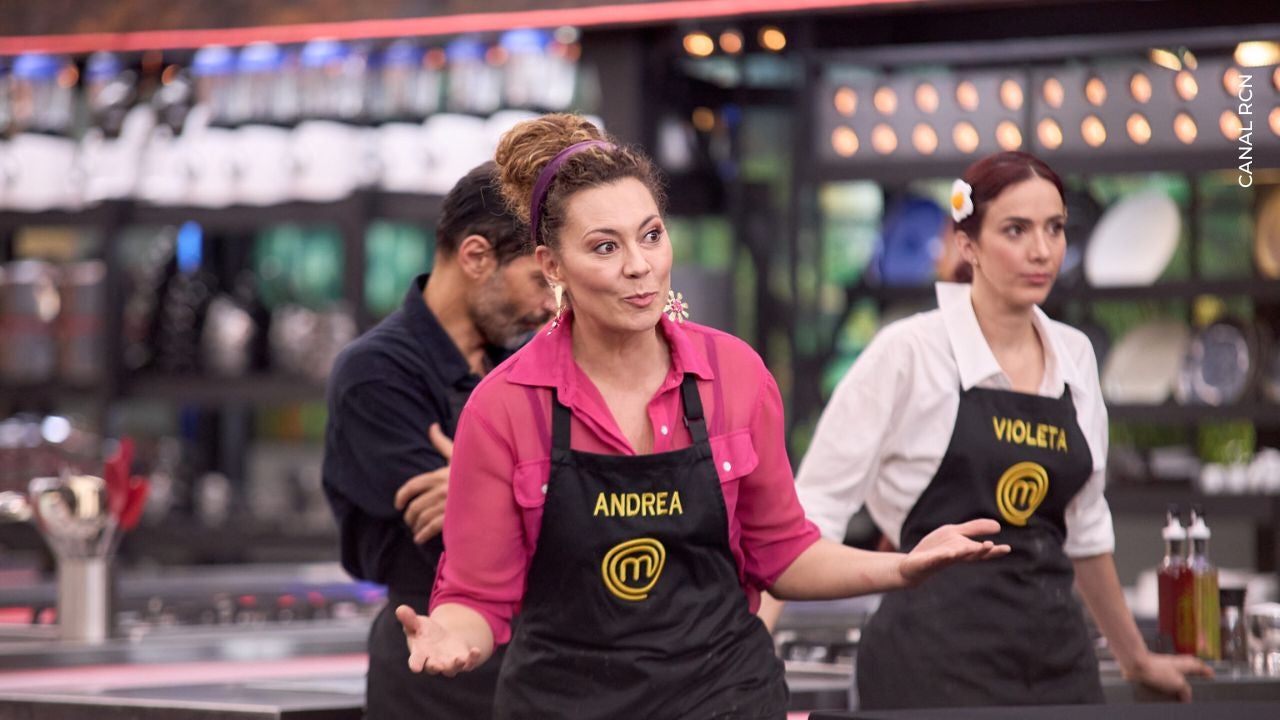 Claudia Bahamón y Andrea Guzmán en Masterchef celebrity