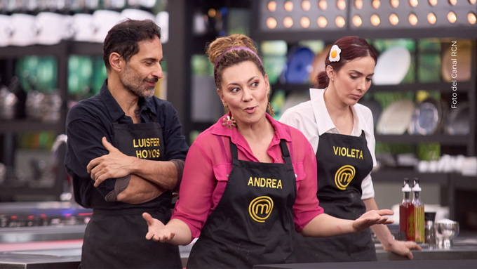 Andrea Guzmán, Luis Fernando Hoyos, Violeta Vergonzi Andrea Guzmán, Luis Fernando Hoyos, Violeta Vergonzi