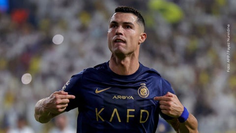 Cristiano Ronaldo jugando para el Al-Nassr