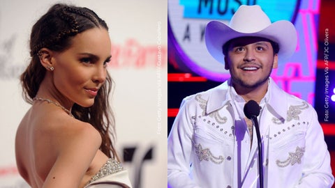 Belinda y Christian Nodal, en diversos escenarios