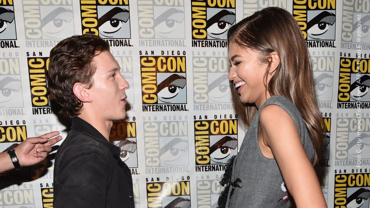 Tom Holland y Zendaya en el panel de Marvel de la Comic-Con Internacional de San Diego