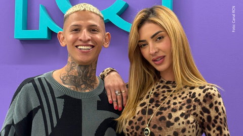 La Liendra y Dani Duke posan a la cámara.