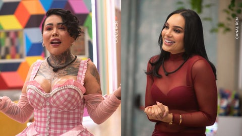Yina Calderón y Andrea Valdiri