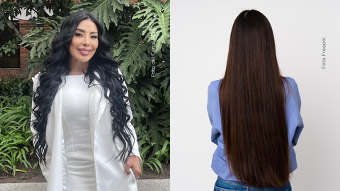 Marcela Reyes, cabello