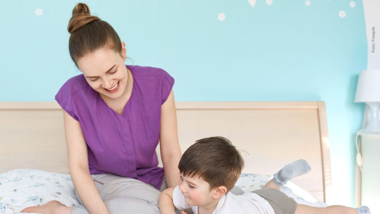 Mujer y su hijo