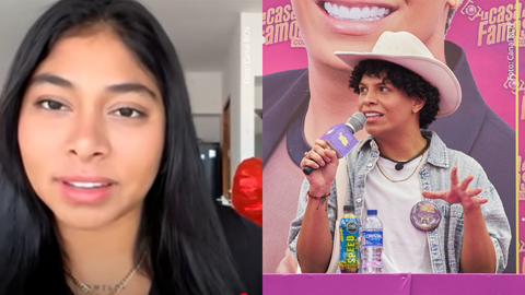 Karola en entrevista con Buen Día Colombia - Emiro Navarro en La casa de los famosos Colombia.