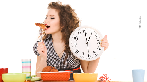 Comer, tiempo