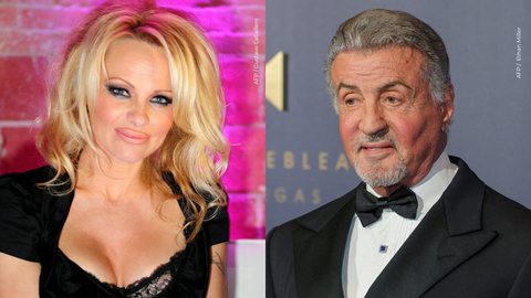 Sylvester Stallone y Pamela Anderson
