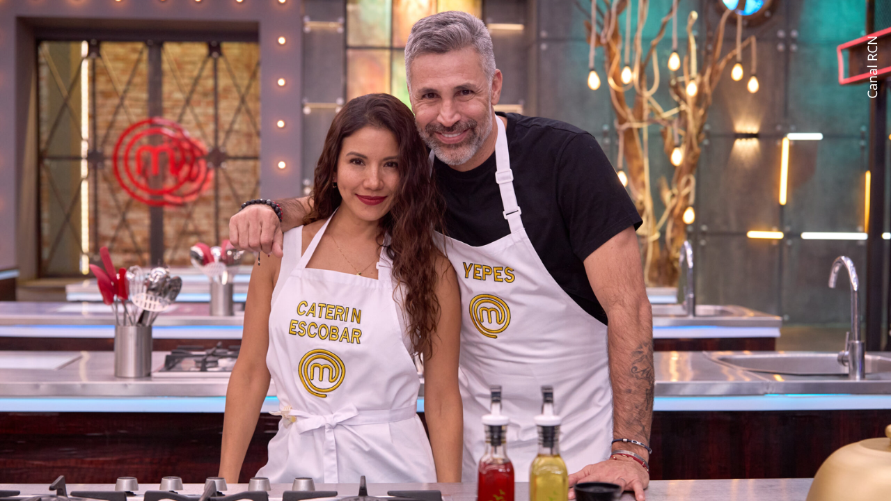 Caterin Escobar y Mario Yepes comparten foto tras la salida de él de MasterChef