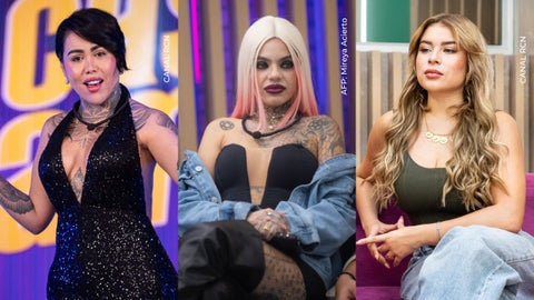 Yina Calderón, Melissa Gate y Ornella Sierra