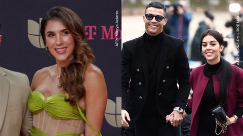 Daniela Ospina, Cristiano Ronaldo y Georgina Rodríguez