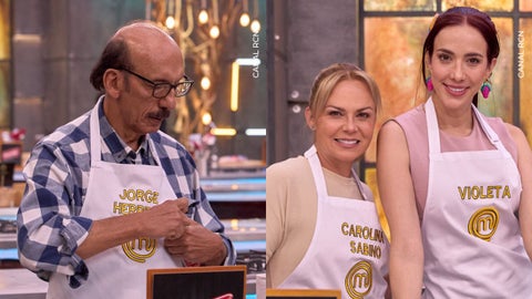 Jorge Herrera, Carolina Sabino y Violeta Bergonzi