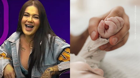 Esposo de Cintia Cossio conmueve con tierna foto inédita de su hijo recién nacido