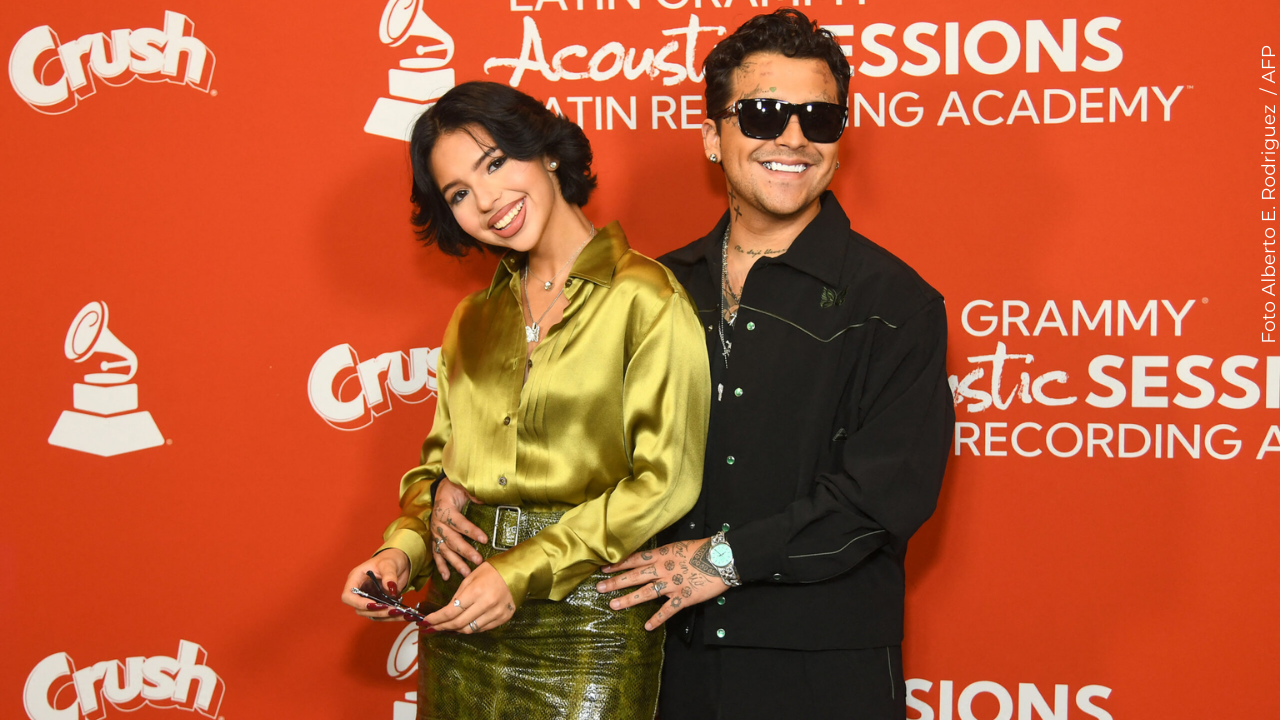 Christian Nodal y Ángela Aguilar
