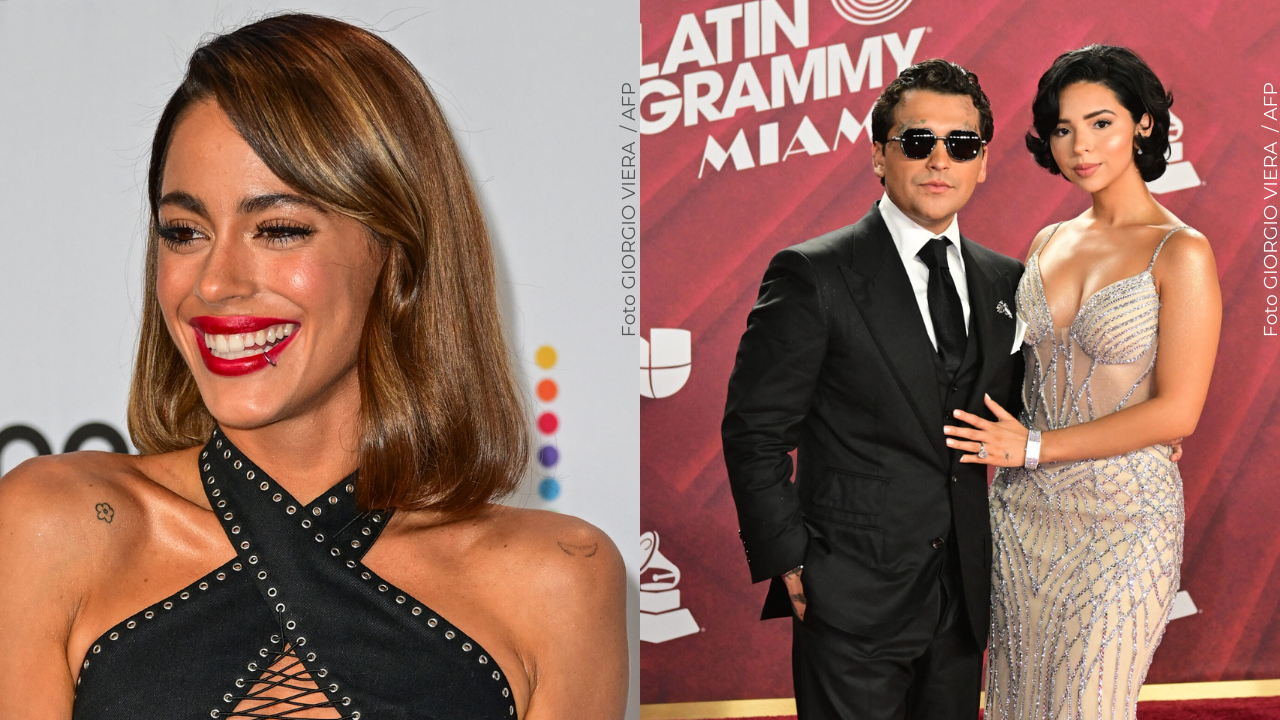 Tini, Christian Nodal y Ángela Aguilar